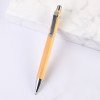 Double bamboo pattern pen box gift pen set environmentally friendly bamboo ballpoint pen advertising gift pen engraving company logo