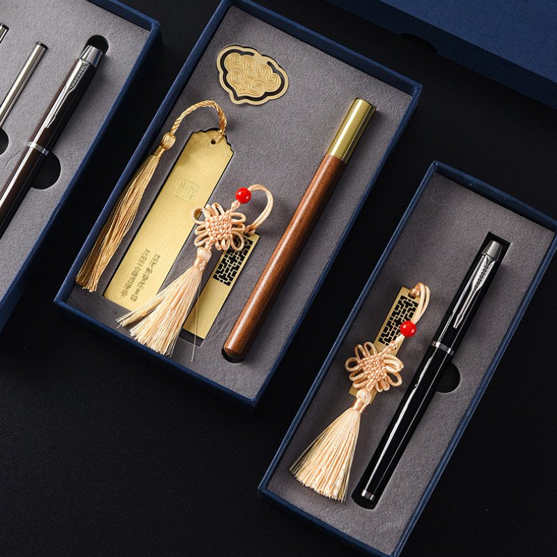 Gift box set signature pen ballpoint pen business enterprise corporate gift practical bookmark event gift souvenir