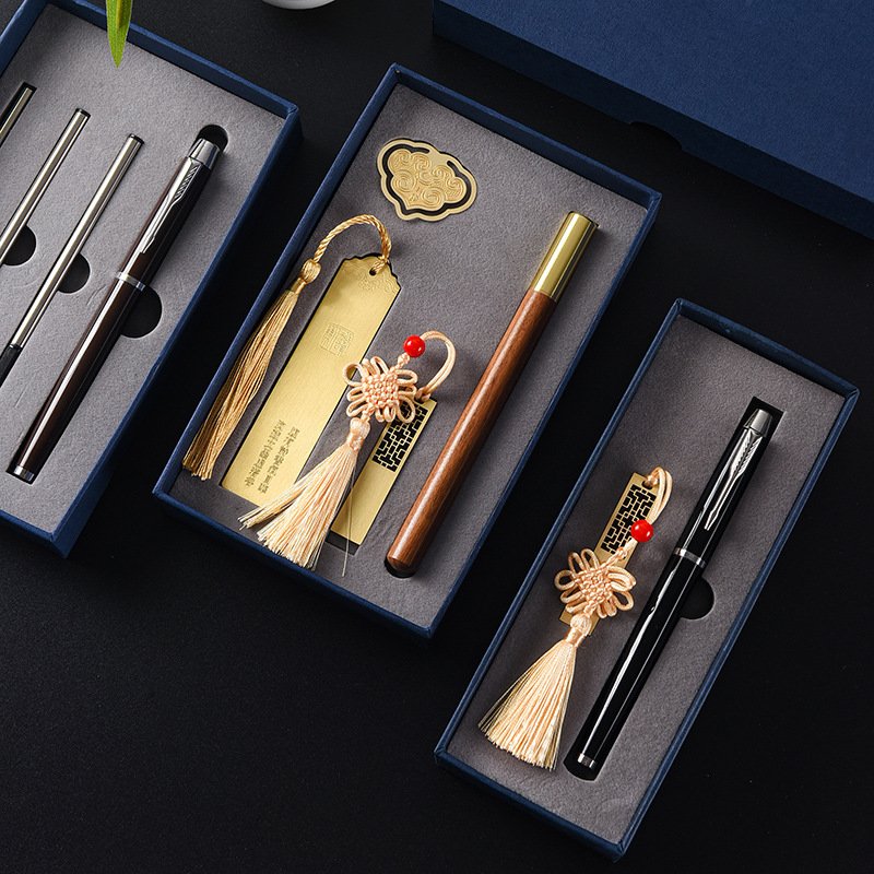 Gift box set signature pen ballpoint pen business enterprise corporate gift practical bookmark event gift souvenir
