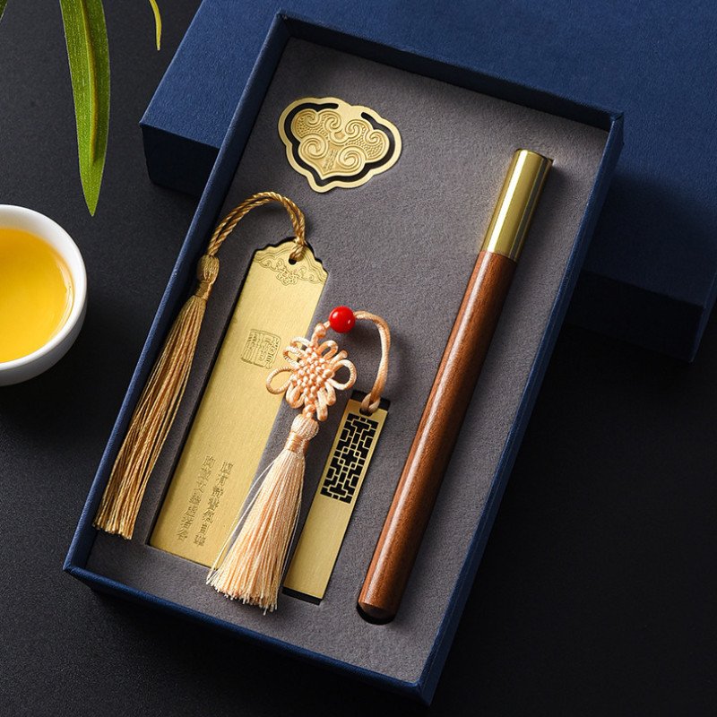 Gift box set signature pen ballpoint pen business enterprise corporate gift practical bookmark event gift souvenir