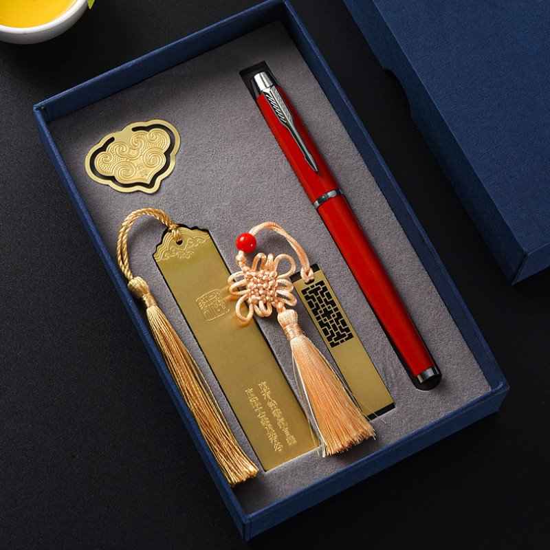 Gift box set signature pen ballpoint pen business enterprise corporate gift practical bookmark event gift souvenir