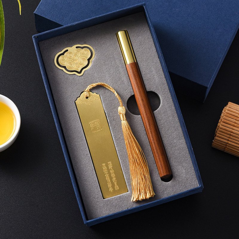 Gift box set signature pen ballpoint pen business enterprise corporate gift practical bookmark event gift souvenir