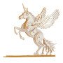 Unicorn model wooden puzzle 3D model toy three-dimensional puzzle handmade wholesale