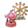Wooden 3D three-dimensional puzzle model assembled children's educational brain toys girls adult gifts wholesale