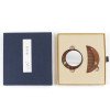 Wooden comb for girls, portable mirror comb gift box for holiday gifts, high-end wooden crafts