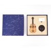 Creative ornaments guitar incense burner audio with bluetooth for listening to music wooden handmade audio portable gift set collection