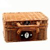 The new woven box has a built-in iron frame that is firm and non-deformable, souvenir packaging. The woven box is a handmade rattan box.