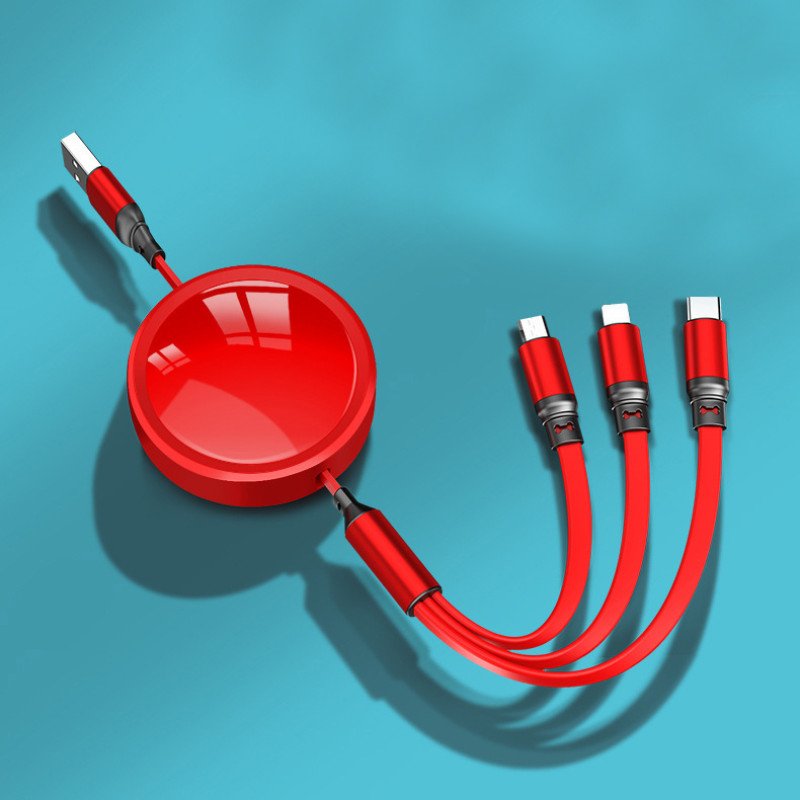 100W fast charging three-in-one data cable logo custom advertising creative companion gift set