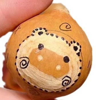 Gourd Little Cute Pet Kapibala Pig DIY Toy Accessories Bracelet Accessories Handmade Jewelry Accessories Upper and Lower Holes 6