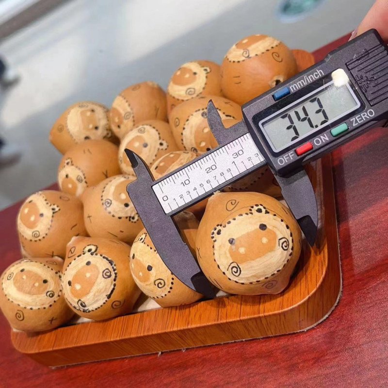 Gourd Little Cute Pet Kapibala Pig DIY Toy Accessories Bracelet Accessories Handmade Jewelry Accessories Upper and Lower Holes 6