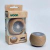 Retro wooden Bluetooth speaker portable solid wood mini wireless subwoofer logo gift wooden Bluetooth small speaker
