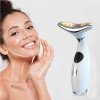 Neck Beauty Instrument Home Neck Massager Color Light EMS Micro-Current Vibration Reduces Neck Lines 9-level Adjustment