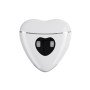 Heart-shaped stone EMS micro-current double-headed scraping device for face and whole body massage acupoints and eye bags