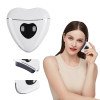 Heart-shaped stone EMS micro-current double-headed scraping device for face and whole body massage acupoints and eye bags