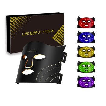 Home beauty instrument photon mask instrument LED silicone mask whitening large row light colorful light facial mask instrument