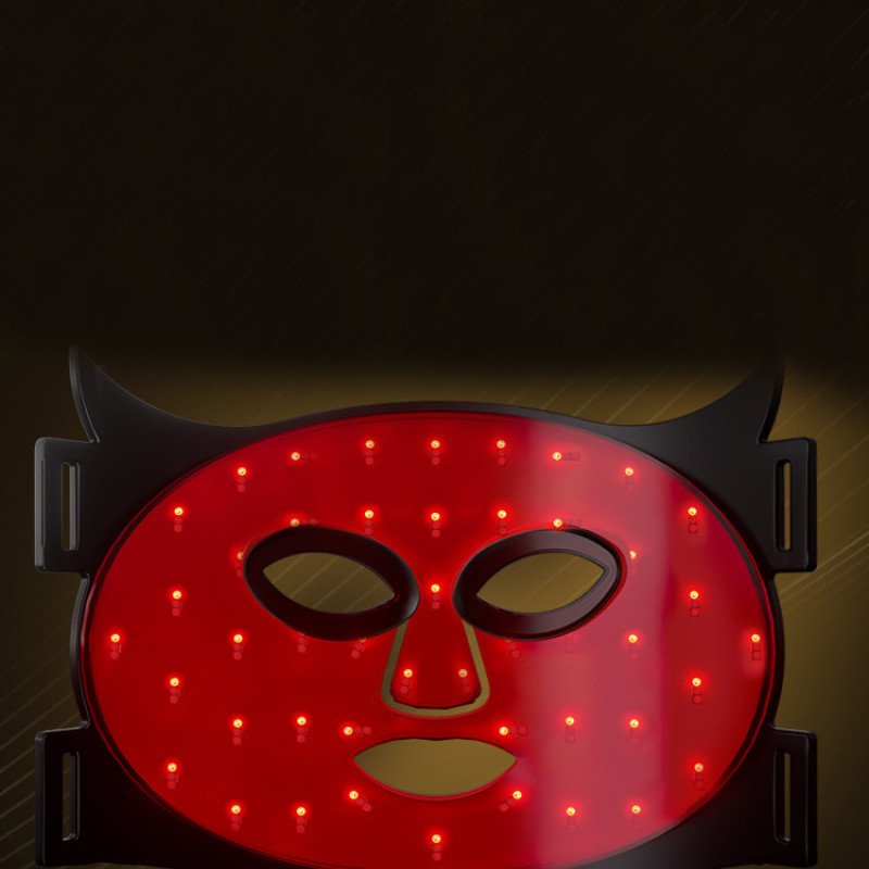 Home beauty instrument photon mask instrument LED silicone mask whitening large row light colorful light facial mask instrument