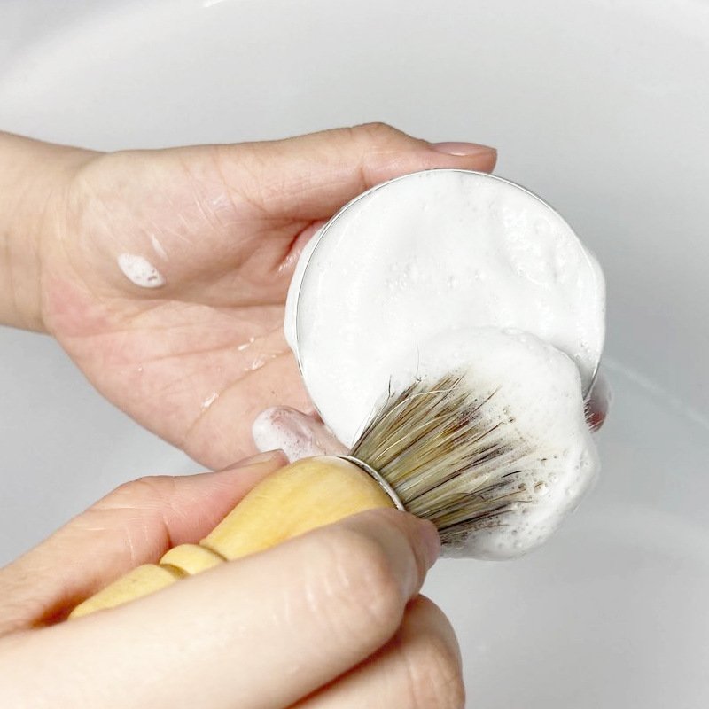 100g aluminum box shaving soap mint scented beard soap rich foam shaving soap sandalwood scented shaving soap