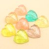 Souvenir heart-shaped essential oil soap transparent gold foil soap cleansing skin care cleansing soap rose peach aromatic soap