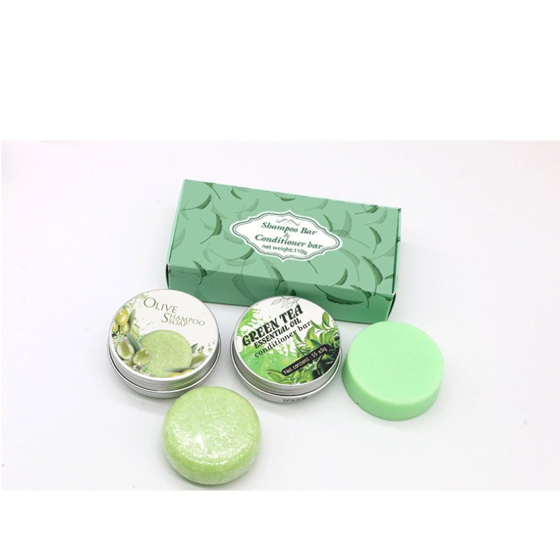 Polygonum multiflorum ginger essential oil multi-foam shampoo soap washing sheath box English box coconut hair care soap