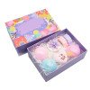 7-piece children's fun salt bath ball gift box, multi-bubble bath salt, bath ball, small cake bath salt