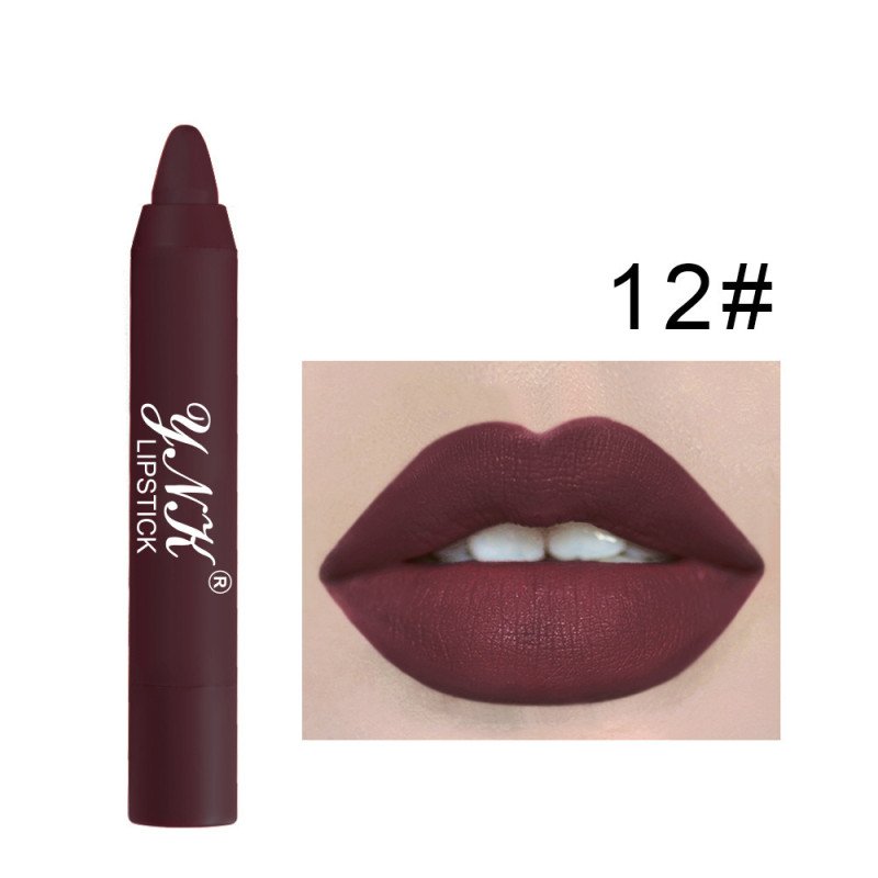 12-color lipstick velvet matte matte lipstick pen lipstick pen long-lasting makeup