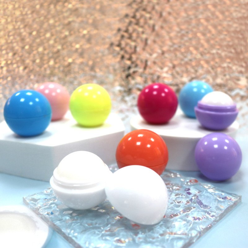 Makeup creative ball lipstick cute moisturizing lip balm fruit colorful lip oil
