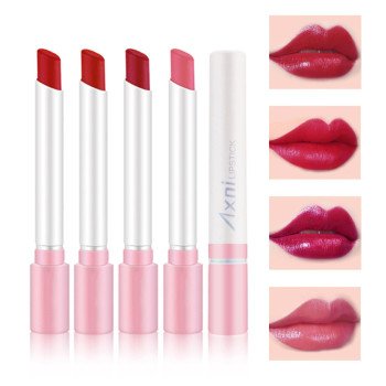 Single pipe lipstick, mirror moisturizing velvet lipstick pen, long-lasting lipstick
