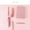 Mini portable Morandi boxed makeup brushes 5 pieces with makeup mirror girl heart travel box makeup brushes
