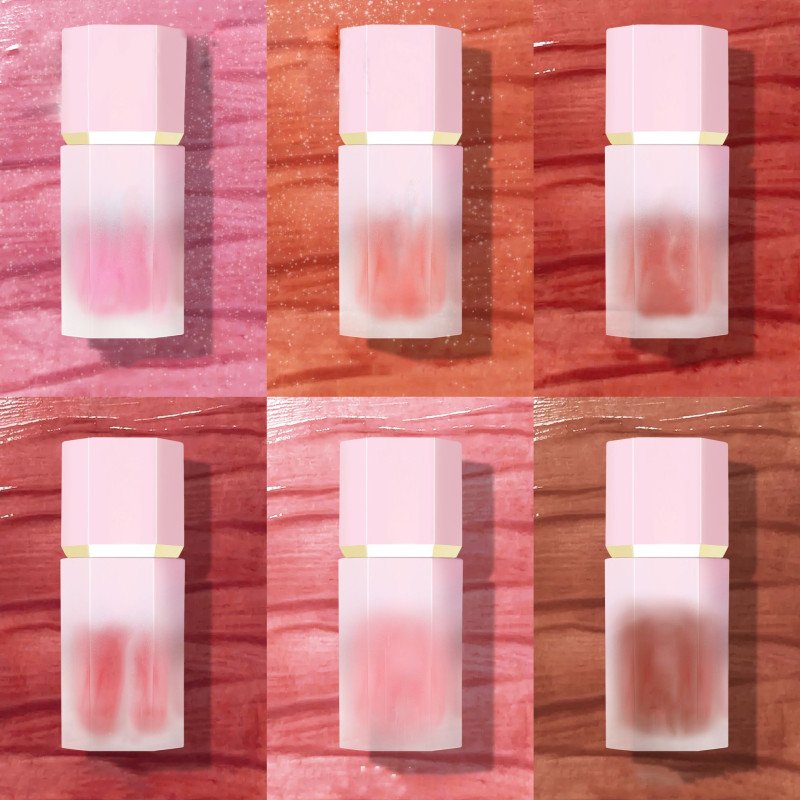 Makeup Hexagon Liquid Blush Milk Rouge Women's Facial Liquid Highlight Repair Moisturizing