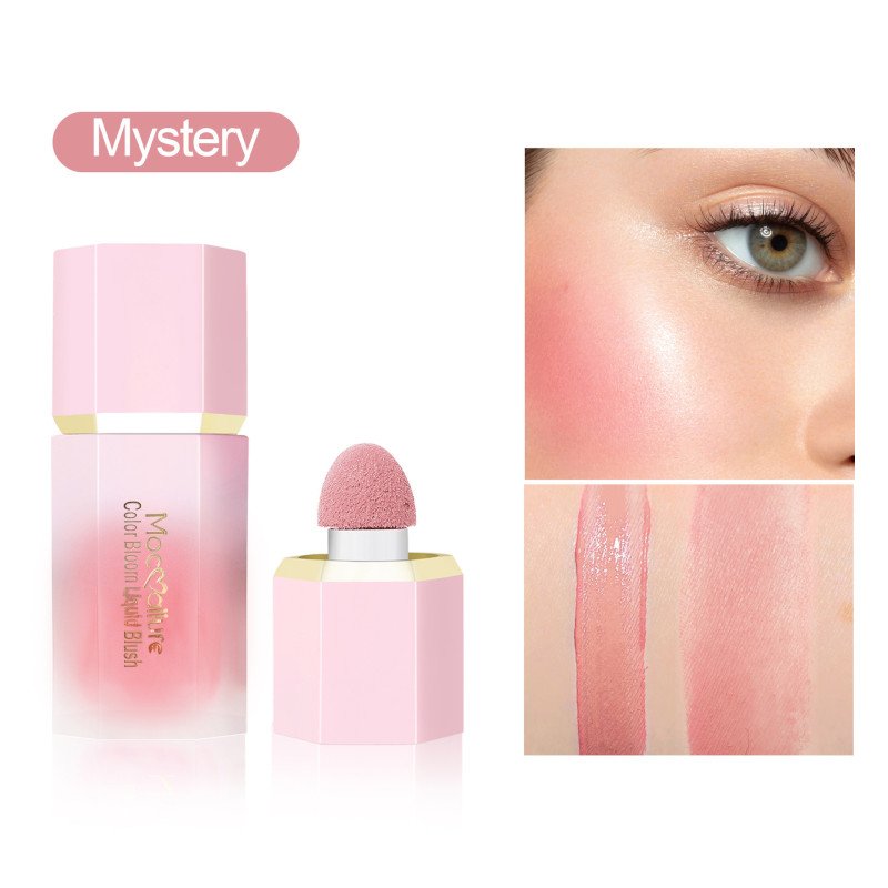Makeup Hexagon Liquid Blush Milk Rouge Women's Facial Liquid Highlight Repair Moisturizing