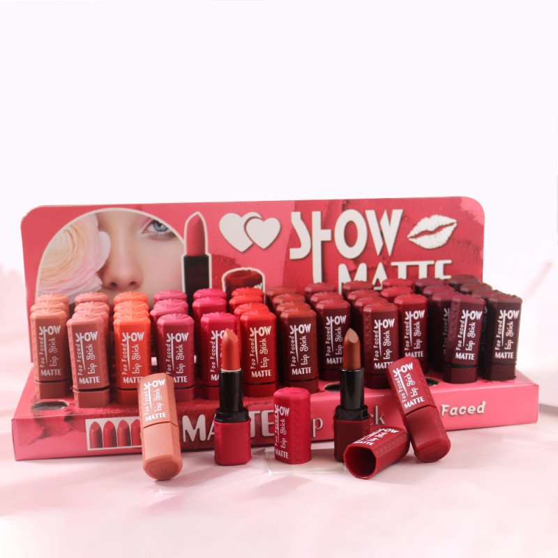 Velvet matte lip gloss set, non-fading, non-stick cup, fruit makeup lip gloss set of four