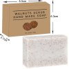 Walnut scrub granule soap coconut handmade soap cold process soap shower bath soap