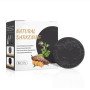 Polygonum multiflorum shampoo soap, bamboo charcoal handmade soap, black hair soap