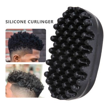 New Silicone Comb Twisted Curly Brush Portable Compact Curling Comb Hairdressing Tool