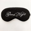 Silk embroidery goodnight eye mask, simulated silk embroidery adjustment buckle, light-shielding sleep eye mask
