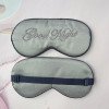 Silk embroidery goodnight eye mask, simulated silk embroidery adjustment buckle, light-shielding sleep eye mask
