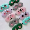 satin simulated silk playful personality cute funny breathable sleep blackout non-squeezing eye travel eye mask