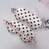 double-sided simulated silk eye mask color mulberry silk blackout sleep leopard print satin eye mask set
