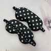 double-sided simulated silk eye mask color mulberry silk blackout sleep leopard print satin eye mask set