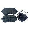 New double-sided simulated silk sleeping eye mask shade with nose pads travel set eye mask aviation eye mask