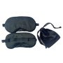 New double-sided simulated silk sleeping eye mask shade with nose pads travel set eye mask aviation eye mask