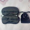 New double-sided simulated silk sleeping eye mask shade with nose pads travel set eye mask aviation eye mask
