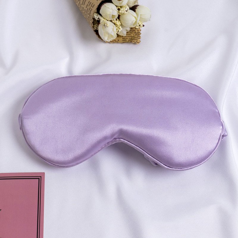 Simulated silk eye mask aviation eye mask sleeping eye mask with custom logo shade breathable eye mask portable eye mask