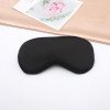 Adjustable buckle simulated silk eye mask solid color shade sleep eye mask wholesale travel lunch break silk eye mask adjustable