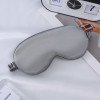 Eye mask simulated silk double-sided mulberry silk shade sleep eye mask with printed logo outdoor travel essential