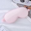 Eye mask simulated silk double-sided mulberry silk shade sleep eye mask with printed logo outdoor travel essential