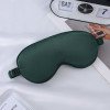 Eye mask simulated silk double-sided mulberry silk shade sleep eye mask with printed logo outdoor travel essential