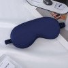 Eye mask simulated silk double-sided mulberry silk shade sleep eye mask with printed logo outdoor travel essential