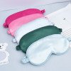 Double-sided simulated silk eye mask blackout sleep elastic band travel lunch break aviation eye mask multi-color
