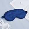 Double-sided simulated silk eye mask blackout sleep elastic band travel lunch break aviation eye mask multi-color